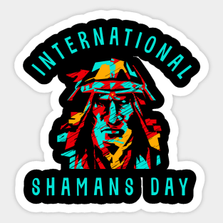 International Shamans Day Sticker